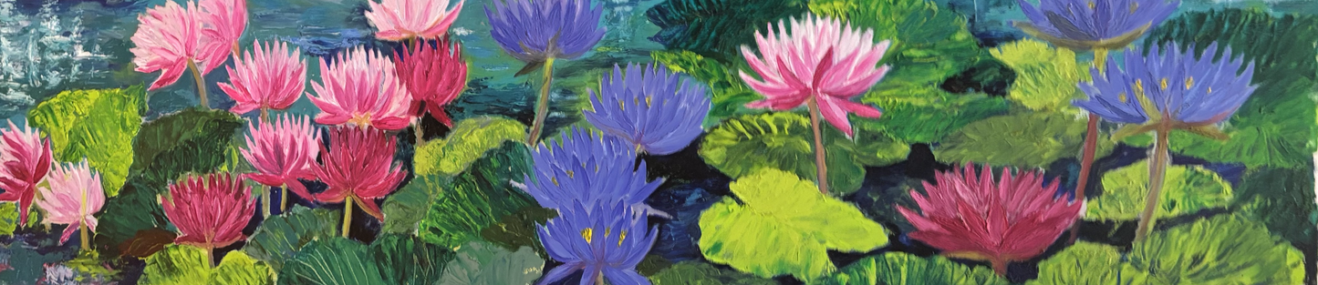Long Canvas: Lotus Fantasy